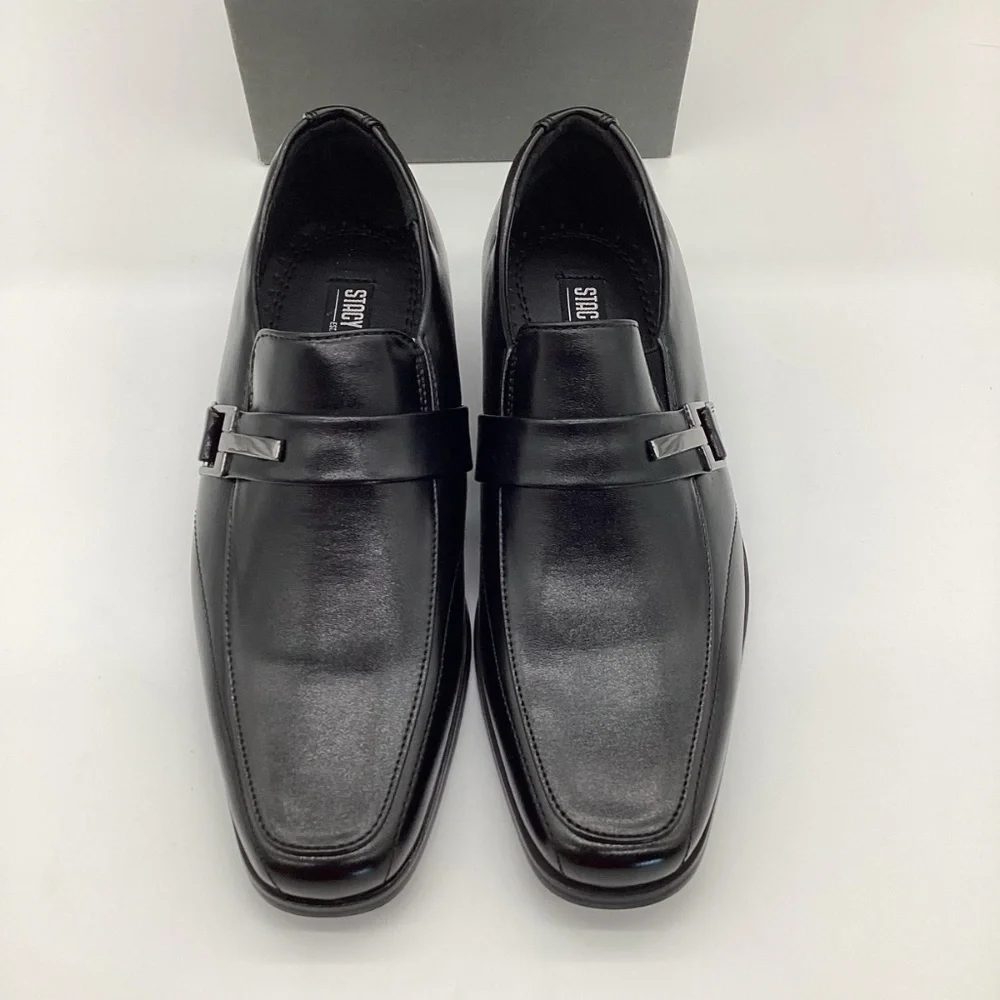 83. Stacy Adams Black Boys Dress Shoes NWT Size 3.5